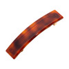 France Luxe Tortoise Hair Barrette for Thin Hair Classic Rectangle French Barrette for Women Lightweight and Comfortable