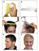 CombPal Scissor Clipper Over Comb Hair Cutting Tool DIY Home Hair Cutting Guide Comb Set Classic Set Yellow