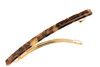 France Luxe Long and Skinny Barrette Pavlova Pavlova Brown