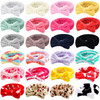 WILLBOND 24 Pieces Spa Headband Bow Hairband Facial Makeup Women Face Wash Adjustable Skincare Headbands Bulk Soft Flann