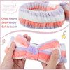 WILLBOND 24 Pieces Spa Headband Bow Hairband Facial Makeup Women Face Wash Adjustable Skincare Headbands Bulk Soft Flann