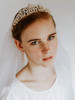 SWEETV Rose Gold Wedding Tiara for Women and Girls Pageant Tiara Headband Rhinestone Bridal Crown for Brides