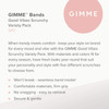 Gimme Beauty Hair Scrunchies Variety Pack Denim Corduroy Faux Leather Blush and Velvet Scrunchies Gentle All Day Hold Ha