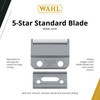Wahl Professional 5 Star Precision Fade Standard Blade 0000 Adjustable Clipper Blade for Precision Fading 100 Minutes Ru