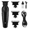 KEMEI Black Hair Clippers for Men Cordless Clippers for Hair Cutting USB Rechargeable Wireless Haircut Clippers km2299