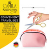 Camila Solingen CS07 Hair Scissors Professional 5 Inch Very Sharp Grooming Scissors Razor Edge Barber Hair Cutting Sciss