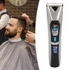 Pyhodi Electric Hair Clipper Mens Stainless Steel Hair Clipper USB Rechargeable Lithium Powered Low Noise Beard Trimmer