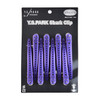 YS Park Shark Clips Purple Metal 8pcs
