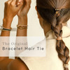 By Lilla Bracelet Hair Ties Stretchy Hair Tie Bracelets Decorative Handmade Jewelry for Womens Wrist and Ponytail
