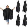 Minewill Waterproof Nylon Salon Hair Cutting CapeLarge Haircut Cape with Adjustable Elastic NecklineHairdressing Apron f