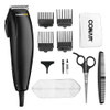 ConairMAN Dual Voltage Hair Clippers for Men 12piece Hair Clipper Great for Travel
