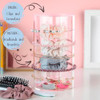 Yofi Design Headband and Scrunchie Holder Stand Girls Clear Acrylic Scrunchie Holder Organizer Vanity Display Jewlery St
