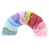 HonestBaby Girls Organic Cotton Knotted Headbands MultiPack 10Pack Rainbow Gems Pinks Small