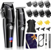 Ukeety Hair Clippers for Men Professional Beard Trimmer Cordless Hair Clippers with LED Display Rechargeable TBlade Hair