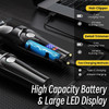 Ukeety Hair Clippers for Men Professional Beard Trimmer Cordless Hair Clippers with LED Display Rechargeable TBlade Hair