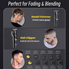 Ukeety Hair Clippers for Men Professional Beard Trimmer Cordless Hair Clippers with LED Display Rechargeable TBlade Hair