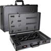 Ver Beauty Professional Barber Case Stylist Tool Box Organizer Traveling Case Black Matte Large