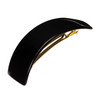 France Luxe Large Black Hair Barrette for Thick Hair Rectangle Volume French Barrette for Women Strong Hold Comfortable