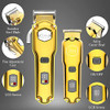 Hatteker Hair Trimmer Set for Men IPX7 Waterproof Cordless Barber Clipper for Hair Cutting Kit with TBlade Beard Trimmer