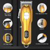 SURKER Mens Hair Clipper Professional Hair Trimmer Barber Clipper Set Beard Trimmer Cordless Hair Cutting Grooming Kit L