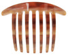 France Luxe Handmade French Twist Comb Caramel Horn