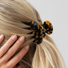 France Luxe Small Couture Claw Clip French Classic Handmade Hair Clips for Women With Thin or Fine Hair Strong Hold With