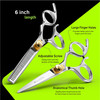 Suvorna Hair Cutting Scissors and Thinning Shears Set Professional Hair Scissors Set Barber Scissors and Accessories Mad