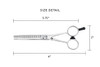 Cricket S3 T30 Thinning Shears Professional Stylist Barber Hair Cutting Scissors Removes Bulk Convex Edge Hand Polished