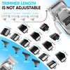 Full Metal Cordless Hair Clippers and Trimmer Professional Set for Men Rechargeable Clippers for Hair Cutting Beard TBla