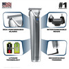 Wahl USA Stainless Steel Lithium Ion 20 Beard Trimmer for Men Electric Shaver Nose Ear Trimmer Rechargeable All in One M
