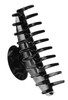 France Luxe Jumbo Couture Claw Clip Nacro Black