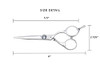 Cricket S2 Elite Series Shears 550 Professional Hair Cutting Scissors 55Inch Barber Stylist Hair Scissors wConvex Edge B