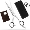 Fagaci Professional Hair Scissors 6 Razor Sharp Blades Fine Cutting VG10 Steel Hair Cutting Shears Barber Scissors Profe