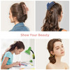 Large Hair Clips Hair Claw for Thick Hair Lolalet 43 Inch Big Nonslip Banana Jaw Clip with 4 Pack 2 Small Square Hair Cl