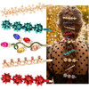 45PCS Christmas Hair Clips for Women Rhinestone Snowflake Hairpin Christmas Bulb Light JOY Alligator Hair Clip Set Holid