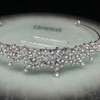 Wedding Tiaras and Crowns Rhinestone Bridal Crown Princess Tiara Headpieces for Women and Flower Girls Birthday Prom Qui