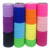 JMEE Seamless Hair Bands 100PCS Hair Ties Ponytail Holders Headband Scrunchies for Thick Hair No Crease Damage Mix Color