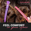Fagaci Firm Grip Hair Clips with Silicone Band Durable Duckbill and Alligator Clips for Sectioning Styling and Salon Use