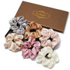 Lolalet Scrunchies for Women Satin Hair Scrunchies Softer Than Silk Hair Ties for Hair Sleep Big Scrunchy Ponytail Holde