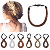 Hairro Braid Headband for Women Synthetic Plaited 5Strand Hairpiece Braided Hair Band Accessory for Girls and Women 4A D