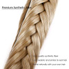 Hairro Braided Headband With Teeth Braids Hair Hoop Fishtail Braids Hairband With Tooth Synthetic Fish Tail Hair Band Fo