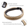 Hairro Braided Headband With Teeth Braids Hair Hoop Fishtail Braids Hairband With Tooth Synthetic Fish Tail Hair Band Fo