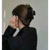 Canitor 4 PCS 41 Inch Black Hair Clips Acrylic Rectangular Womens Barrettes Jaw Clips for Thick and Thin Hair Nonslip