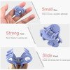 Small Hair Clips for Women Girls Kids Tiny Hair Claw Clips for ThinMedium Thick Hair 15 Inch Mini Jaw Clip Matte Octopus