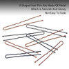 Swpeet 220Pcs 5cm 6cm U Shaped Hair Pins Kit Professional U Shape Hair Pins for Women Girls and Hairdressing Salon Doubt