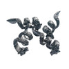 Wolf Beard Bead Coils 8Pack Viking Hair Jewelry for Beards Hair and Dreadlocks