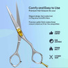 Suvorna Hair Cutting Scissors for Professionals Barbers Hair Shears for Cutting Trimming Grooming Precision Extremely Sh