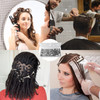 TseroFay 42Pcs Styling Hair Clips Set Silver Metal Duck Billed Clips for Womens Hairstyling Long Duckbill Pins Alligator