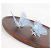 Blue Butterfly Medium Hair Clips Set 2 Pcs with Dangling Wings Beautiful Butterfly Hair Accessories for Women