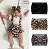 YanJie Leopard Baby Girl Hair Bow Headbands Soft Velvet Baby Bows Newborn Handmade Hair Hairbands Accessories Wide Headw